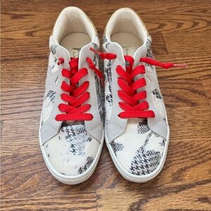 Vintage Havana Sneakers with Red Laces